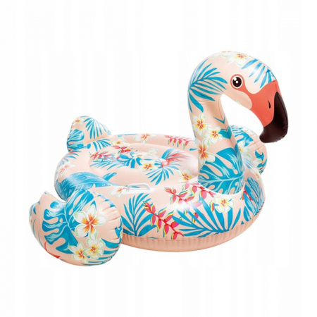 Articole si jucarii exterior - Saltea Gonflabila Flamingo Tropical Intex