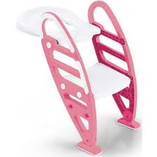 Accesorii Baie copii - Scarita de Toaleta pentr copii Roz cu trepte reglabile