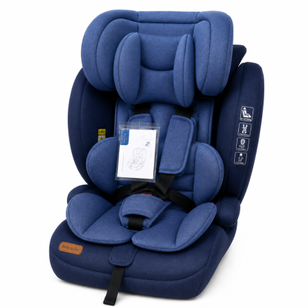 Scaune auto cu Isofix - Scaun Auto ISOFIX Baby Care Safety Plus Albastru 9-36 kg