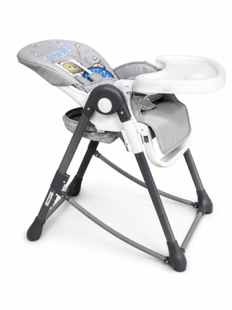 Scaun Masa Baby C Gri Spatiu Astronauti, Ham 5 Pct, 25 kg [2]