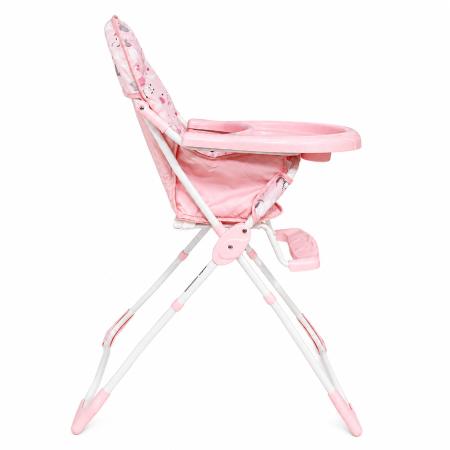 Scaun Masa Copii Baby C CH Roz, Pliabil, Centura 5 Pct, 6 Luni + [2]