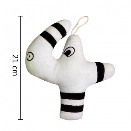 Set 10 Jucarii din PLus Numere in forma de animale [8]