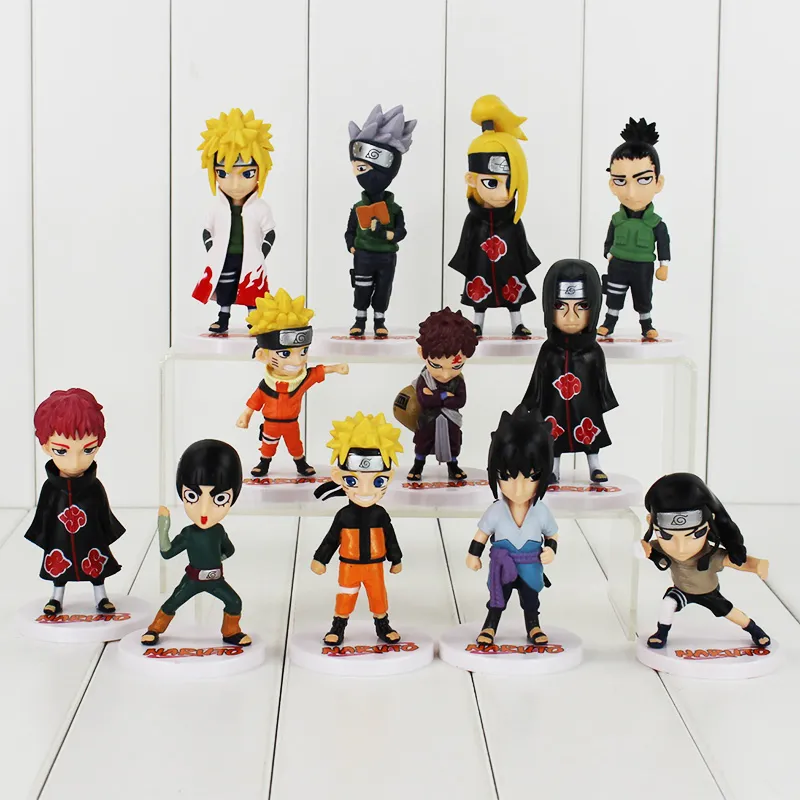 Jucarii desene animate( 3 ani +) - Set 12 Figurine Naruto si Prieteni
