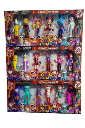 Figurine Desene Animate( 3 ani +) - Set 18 Figurine The Amazing Digital Circus