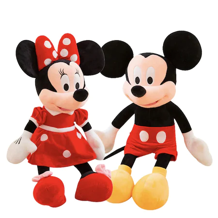 Jucarii desene animate( 3 ani +) - Set Jucarii de Plus Minnie Mouse si Mickey Mouse