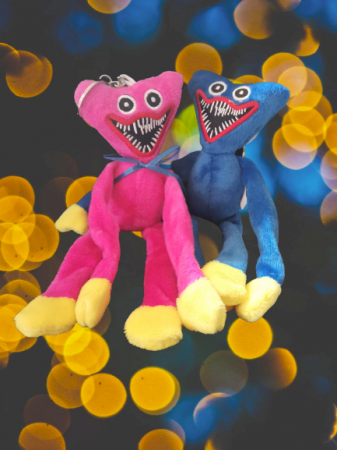 Jucarii din Plus - Mascote din Plus(3 ani +) - Set 2 Jucarii Huggi Wuggy Poppi Playtime de plus 20 cm