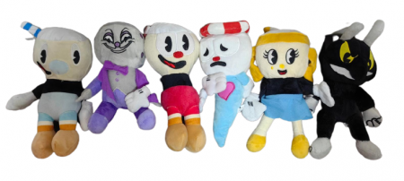 Set 6 Jucarii PLus Cuphead si Mugman The Cuphead Show! [10]