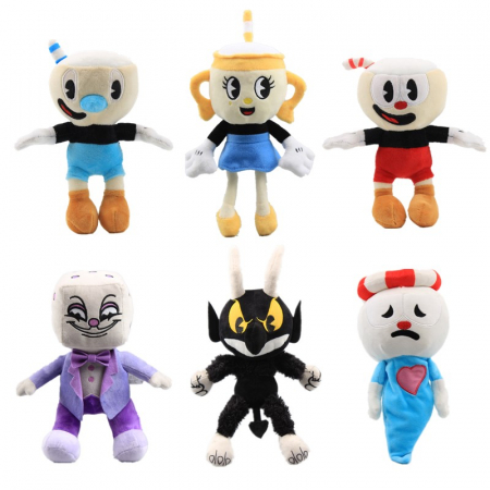 Jucarii desene animate( 3 ani +) - Set 6 Jucarii PLus Cuphead si Mugman The Cuphead Show!