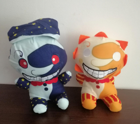 Jucarii desene animate( 3 ani +) - Set 2 Jucarii PLus Fnaf Final BOSS Moon Clown Sundrop  Five Nights at Freddy's