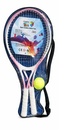 Jucarii exterior - Set 2 Palete de Tenis pentru copii si Minge