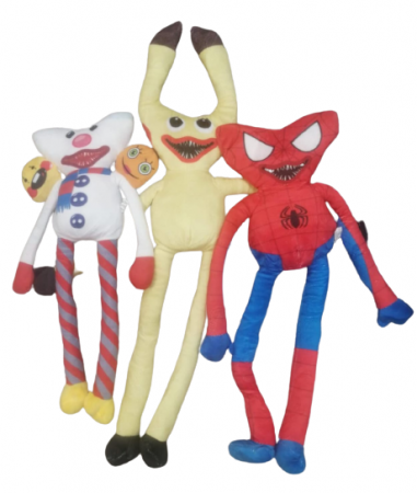 Set 3 JUcarii din PLus Huggy Wuggy Clovnul Spiderman Pikachu [1]