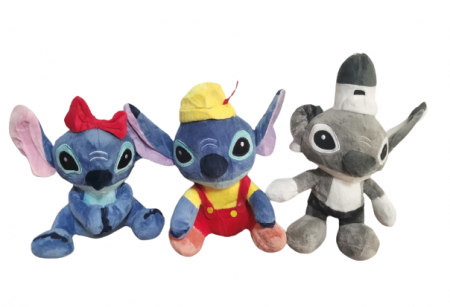 Jucarii desene animate( 3 ani +) - Set 3 Jucarii din Plus Stitch Desene animate Lilo si Stitch