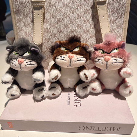 Jucarii din Plus - Mascote din Plus(3 ani +) - Set 3 Pisicute din PLus breloc Kawaii Lucifer