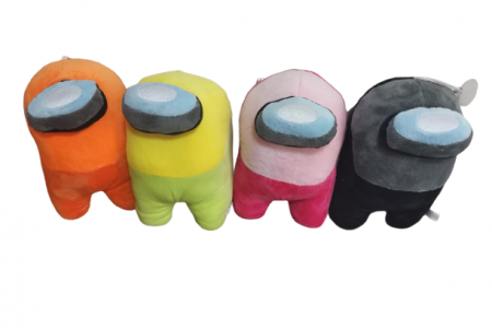 Jucarii desene animate( 3 ani +) - Set 4 Plusuri Among Us Mascote colorate