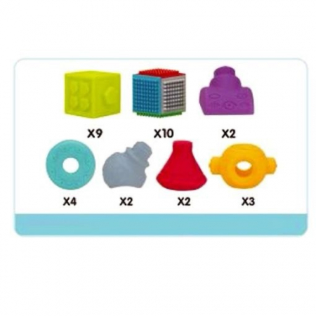 Set 32 Cuburi Senzoriale Dentitie Bebelusi Kids Melody [4]