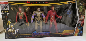 Masinute si Trenulete (3 ani+) - Set figurine tip Avengers Iron man Thanos Black Panther Spiderman
