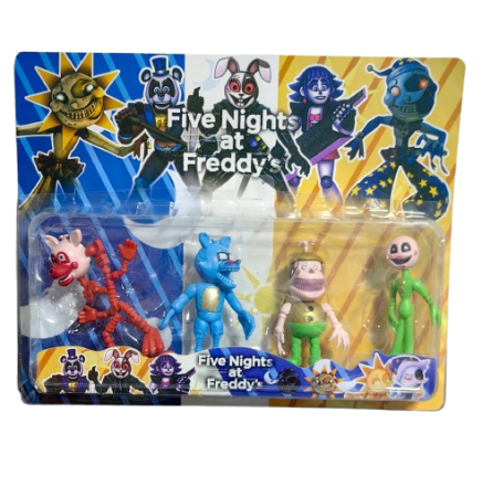 Antepremergatoare si premergatoare - Set 4 Figurine Fnaf - Five Nights at Freddy's
