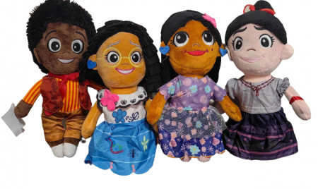 Jucarii din Plus - Mascote din Plus(3 ani +) - Set 4 Jucarii de plus Encanto