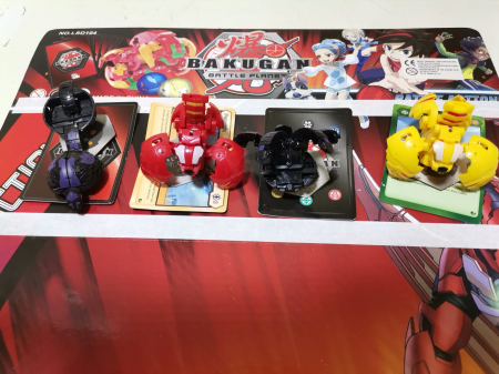 Figurine Desene Animate( 3 ani +) - Set 4 bile Bakugan Battle Planet