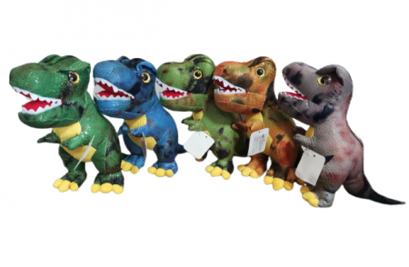Set 5 Dinozauri T-Rex din plus cu ochi sclipitori [1]