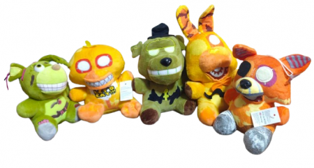 Jucarii desene animate( 3 ani +) - Se 5t Jucarii de Plus FNAF - Five Nights at Freddy's Serie Noua