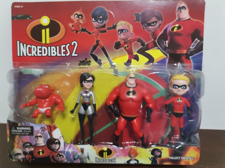 Figurine Desene Animate( 3 ani +) - Set 4 Figurine  The Incredibles 2