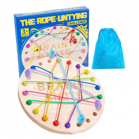 Jucarii Copii - Brainy Knots – Joc Puzzle Noduri Inteligente pentru Copii