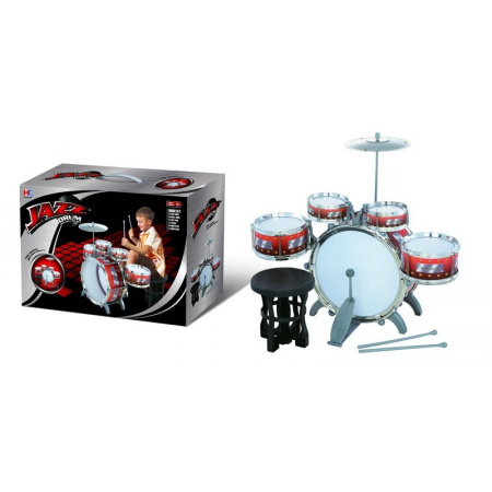 Set 5 tobe muzicale copii cu scaun - Tobe de jucarie pentru copii [6]