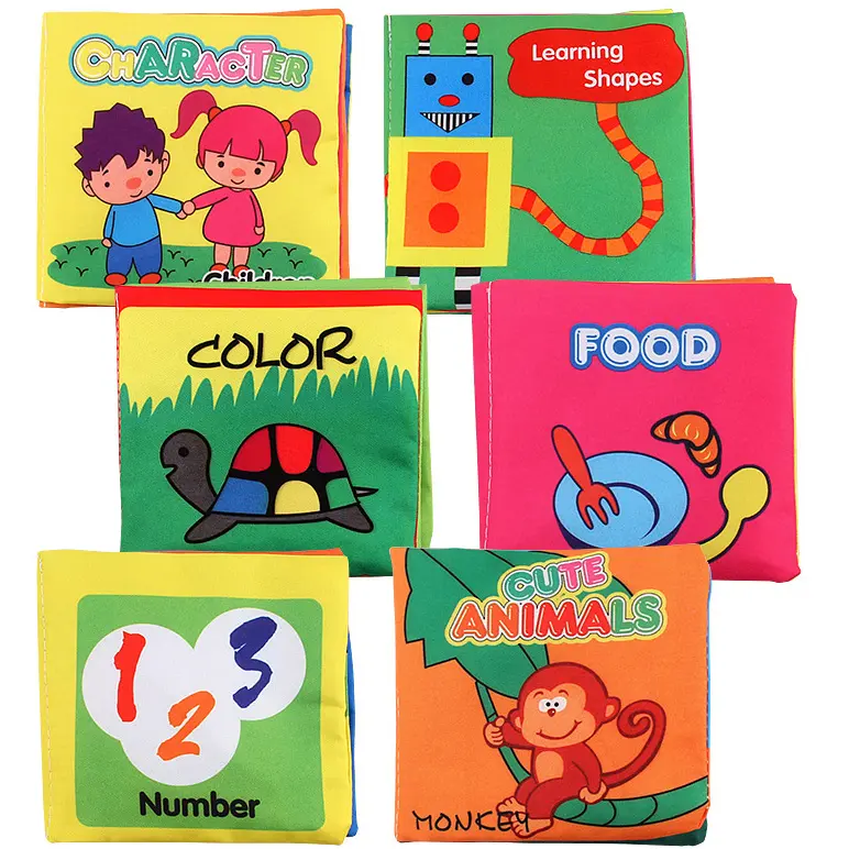 Set 6 Carti Sensoriale Textile Bebelusi [2]