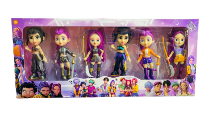Jucarii - Set 6 Figurine K-Pop Demon – 10 cm