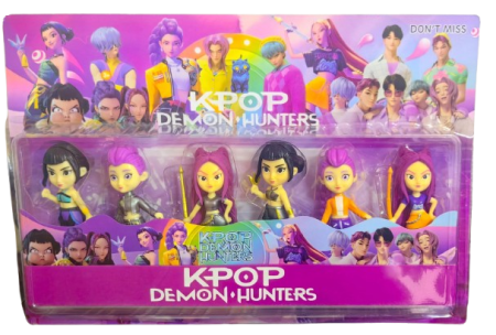 Figurine Desene Animate( 3 ani +) - Set 6 Figurine K-Pop Demon – 10 cm