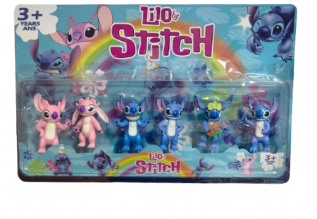 Figurine Desene Animate( 3 ani +) - Set 6 Figurine Lilo si Stitch