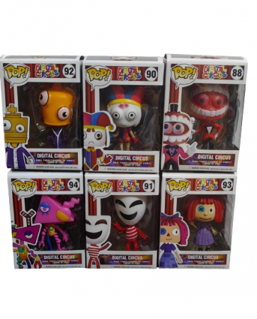 Jucarii desene animate( 3 ani +) - Set 6 Figurine tip POP Amazing Digital Circus