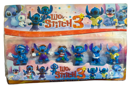 Jucarii desene animate( 3 ani +) - Set 6 Figurine tip Stitch – Lilo si Stitch