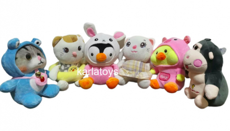 Set 6 Jucarii de PLus Animale Costumate [2]