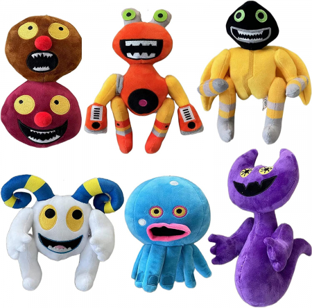 Jucarii din Plus - Mascote din Plus(3 ani +) - Set 6 Jucarii din PLus My Singing Monster