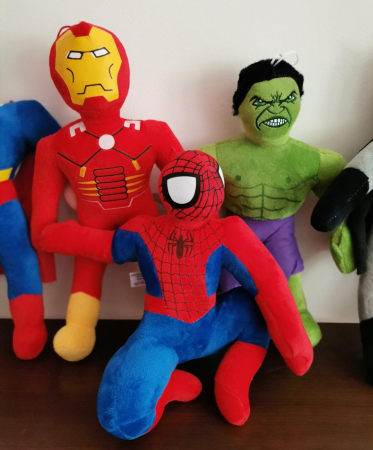 Set Mascote Plus Avengers Hulk, Capitanul America, Iron Man, Batman, Superman, Spiderman [3]