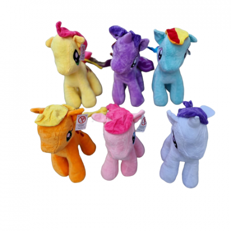 Jucarii desene animate( 3 ani +) - Set 6 plusuri Ponei  My Littel Pony