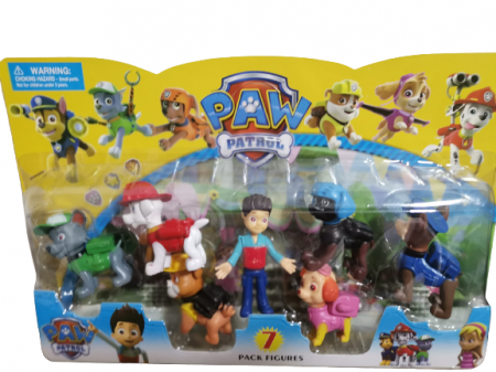 Figurine Desene Animate( 3 ani +) - Set 7 Figurine Patrula Catelusilor cu Ryder