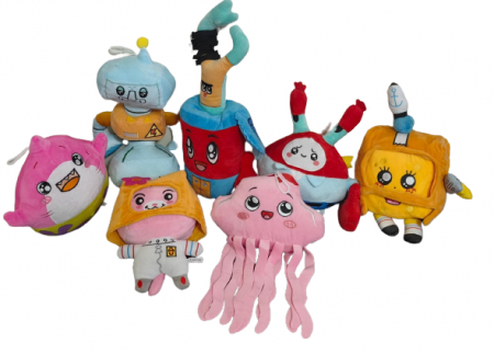 Set 7 Jucarii din PLus Lankybox Boxy [1]