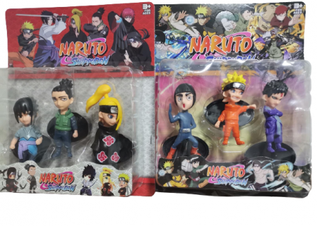Figurine Desene Animate( 3 ani +) - Set 6 Figurine Naruto si Prieteni