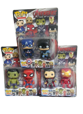 Jucarii - Set 6 Figurine tip POP! Funko Pop! Avengers & Justice League