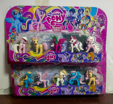 Figurine Desene Animate( 3 ani +) - Set 10 Figurine Little Pony – Prietenia este Magica
