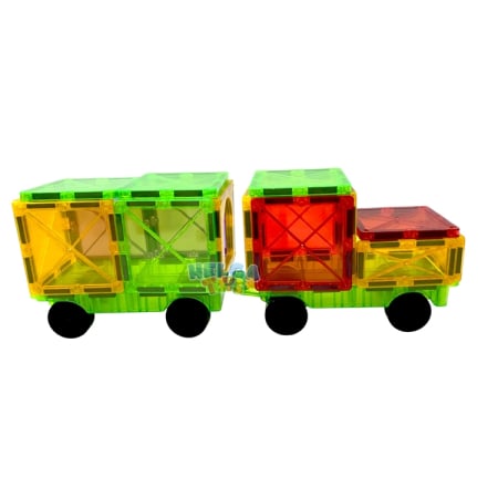Set Constructie Magnetica 100 Piese – Joc STEM Educational pentru Copii [4]
