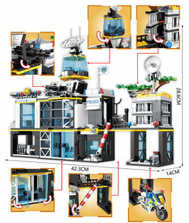 Set Constructie tip Lego City Sectia de Politie Swat [3]