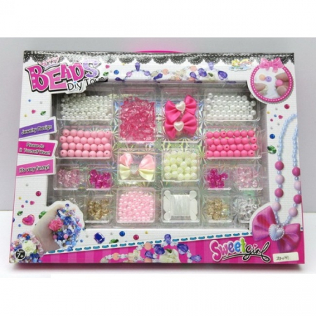 Jocuri creative (3 ani +) - Set confectionare bratari, Plastic