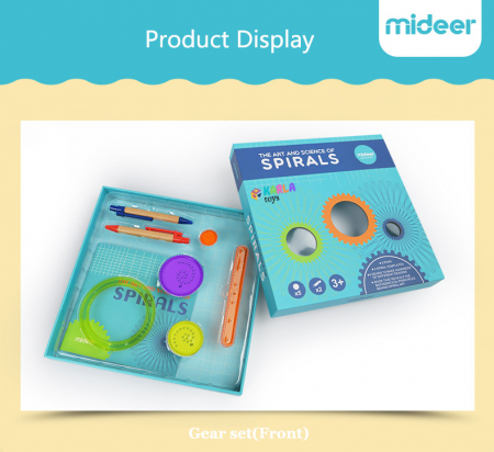 REDUCERI - Set Creativ Spirala Sablon Desen Mideer Spirograf