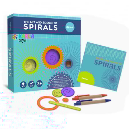 Set Creativ Spirala Sablon Desen Mideer Spirograf [1]