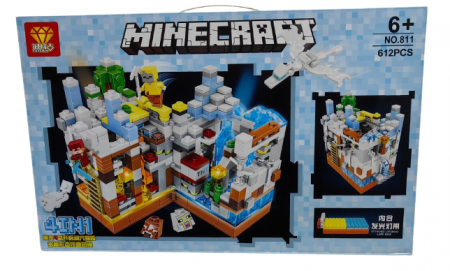 Jocuri creative (3 ani +) - Set Cuburi de Construit tip Lego City Minecraft Battle 467 piese