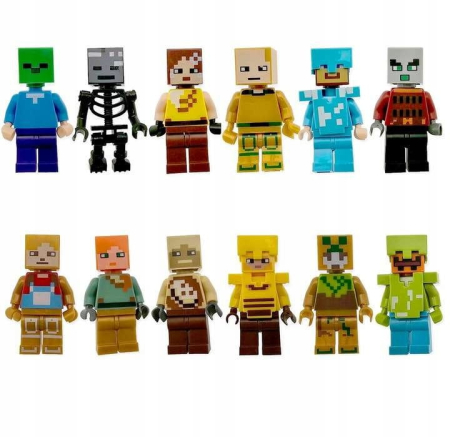 Set de 24 de mini figurine MineCraft [2]